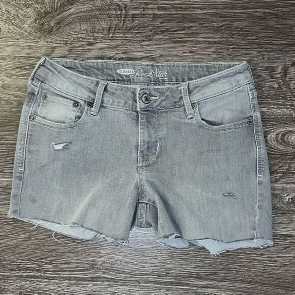 Old Navy “The Rockstar” Women’s Denim Skinny Jeans In Grey - Picture 1 of 3